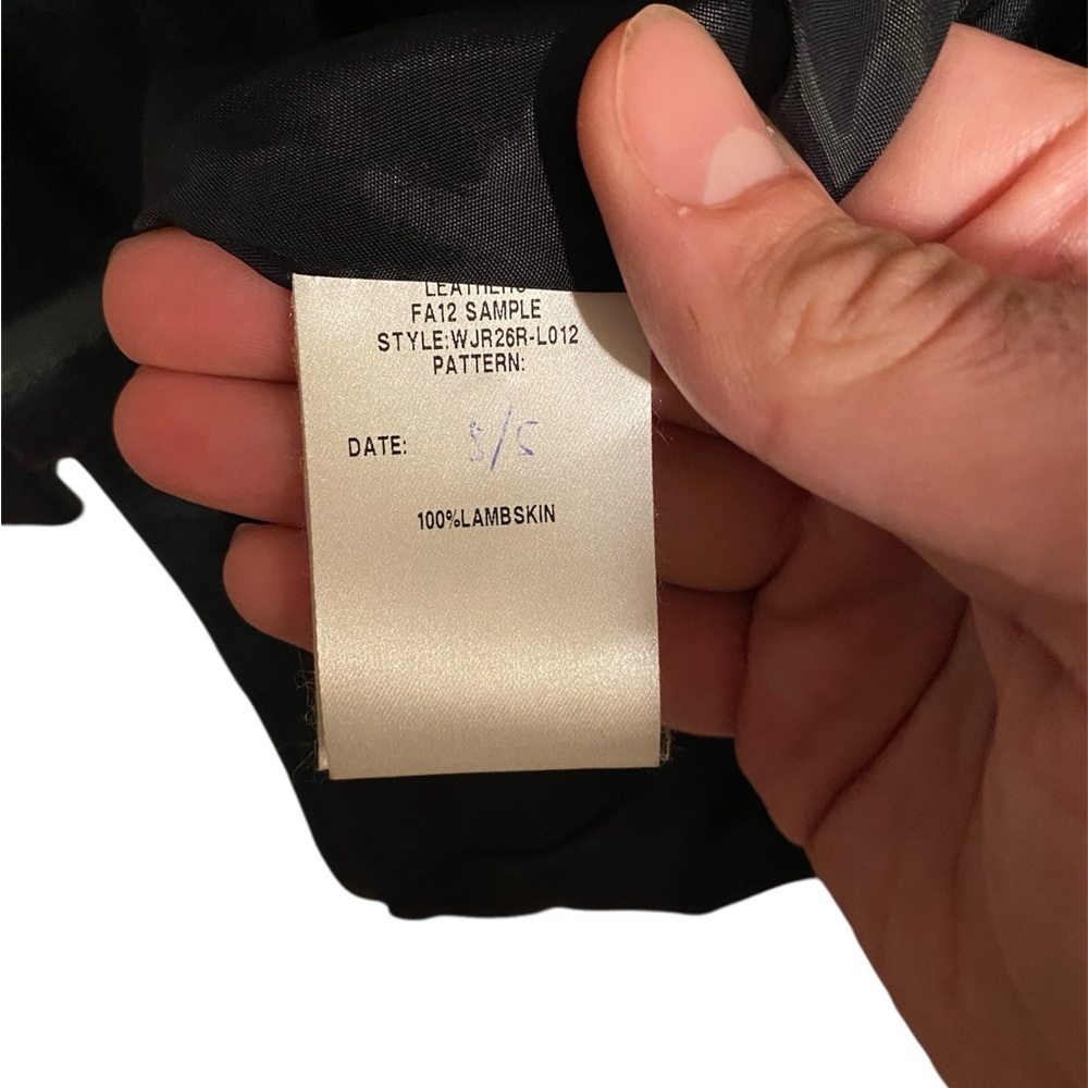 Lafayette 148 New York metallic green lambskin jacket - Picture 13 of 15